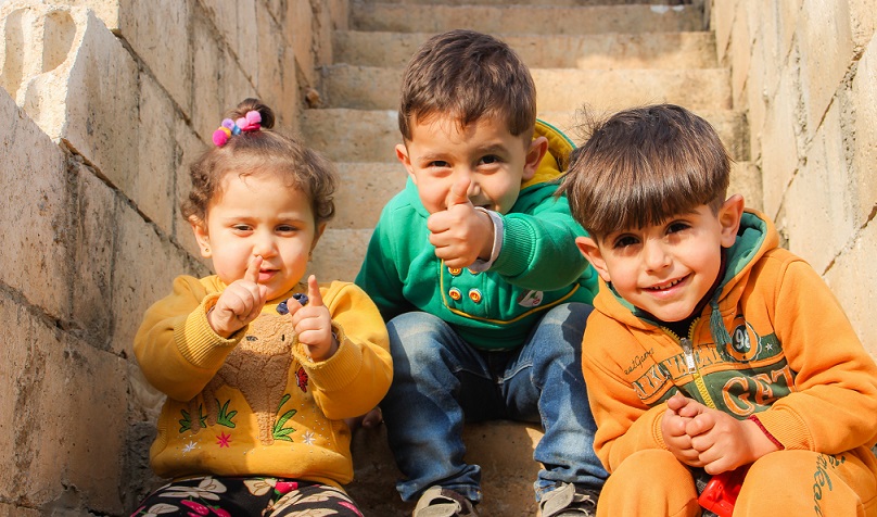 children playing