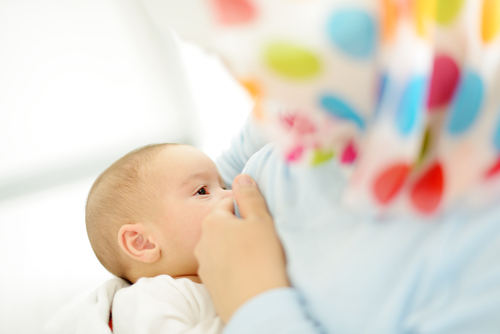 woman breastfeeding