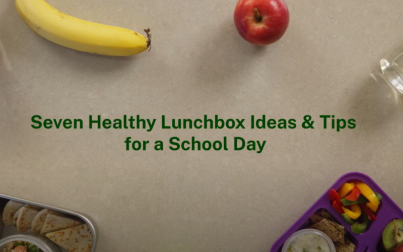 Seven healthy lunchbox ideas and tips